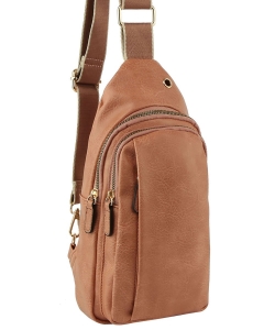 Fashion Strap Sling Bag Backpack JYM-0433 PEACH